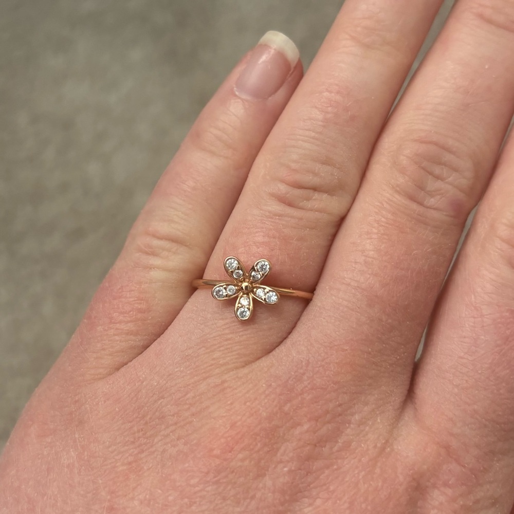 Pandora Rose Dazzling Daisy Ring Size 54 EU / 7 US Retired